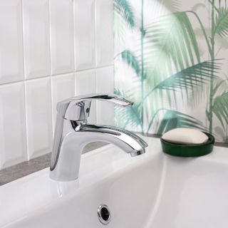 Смеситель для раковины BOOU B8174-1J хром